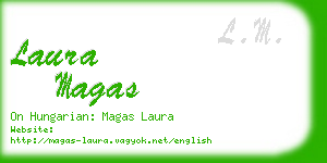 laura magas business card
